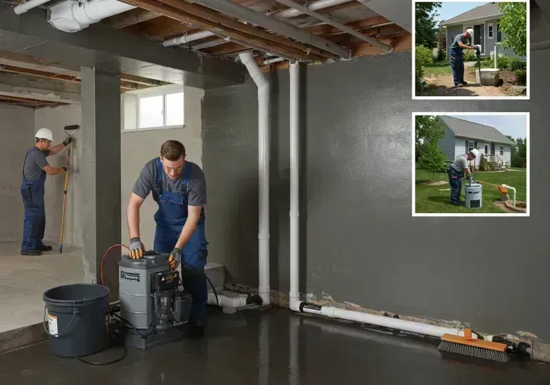 Basement Waterproofing and Flood Prevention process in Oak Leaf, TX